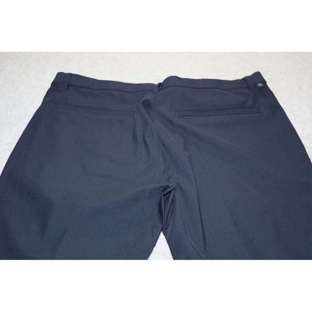 7DIAMONDS Infinity Chino Mens 40x30 Navy Blue Technical Performance Golf Pants